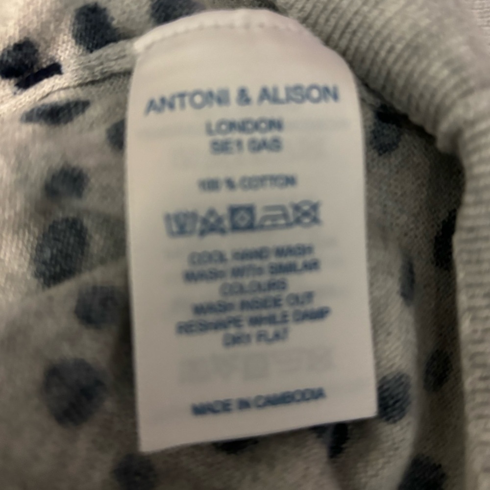 ANTONI & ALISON London Polka Dot Cardigan - Picture 5 of 5